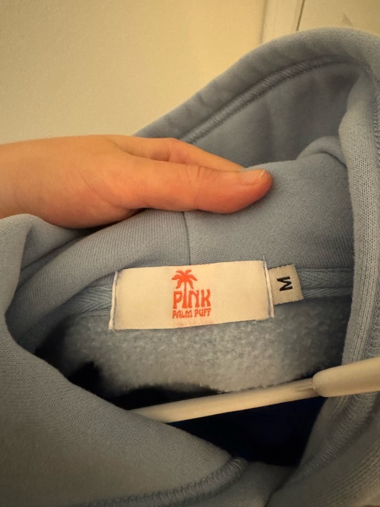 PinkPalmPuff hoodie - Picture 4 of 4